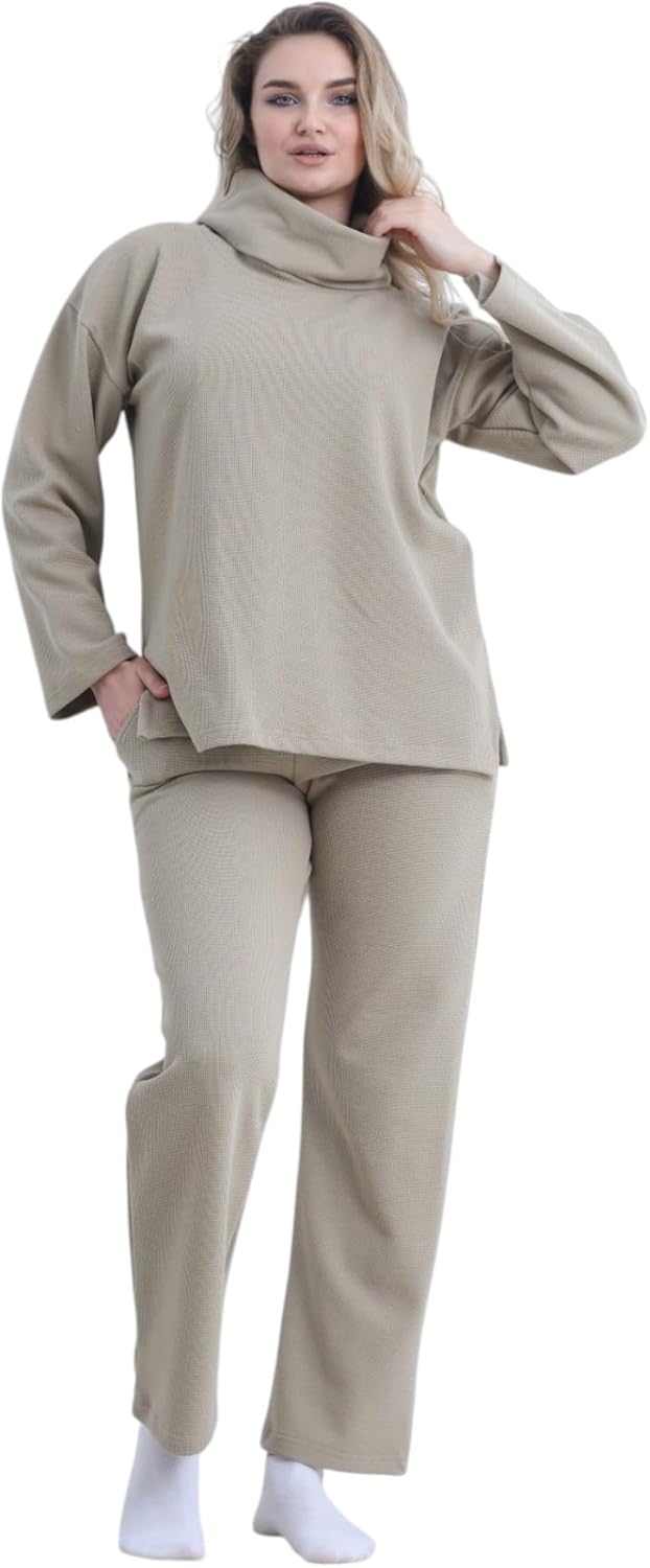 بيجامة شتوية مميزة للنساء من زدكوتكس، مصنوعة من خامة جاكار ميلتون