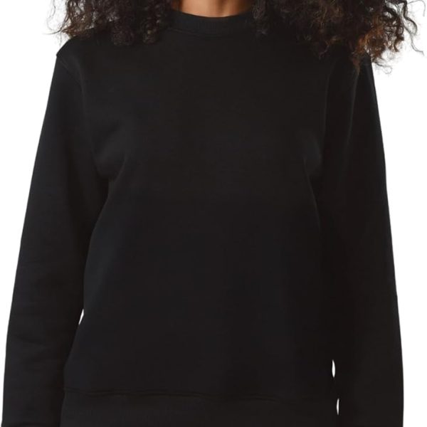 جين سويت شيرت - رقبة دائرية ضيقة من القطن والصوف الثقيل | ضروري يومي بسيط لراحة عصرية