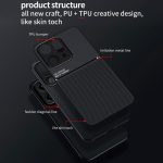 ⁦جراب موبايل من السيليكون والبولي يوريثين المقاوم للحرارة الناعم والبولي كربونات متوافق مع أوبو رينو 14 برو شبكة الجيل الخامس 5G مغناطيسي ومضاد للصدمات من فاسينيشن (لون أسود)⁩ - الصورة ⁦3⁩