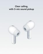 ⁦سماعات أذن فري بادز SE 4 ANC، بمدة تشغيل بطارية طويلة 50 ساعة، وأوضاع متعددة بخاصية إلغاء الضوضاء للسفر والمكتب، ببلوتوث 5.4، متوافقة مع iOS وأندرويد بمقاومة للماء والغبار IP54 من هواوي، أسود⁩ - الصورة ⁦6⁩