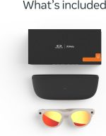 ⁦نظارات ميتا HSTN Ai من اوكلي (رمادي دافئ/ياقوت بريزم)⁩ - الصورة ⁦8⁩