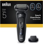 Braun Series 5 52-N1200S Electric Shaver up to 50 min + 1 Attachment, Black