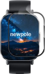 [متوافقة مع ساعة ريدمي اكتيف 5] شاشة حماية للساعة نيو بول لساعة اكتيف 5 نانو من الزجاج المقوى عالي الدقة متوافقة مع ساعة شاومي ريدمي ووتش 5