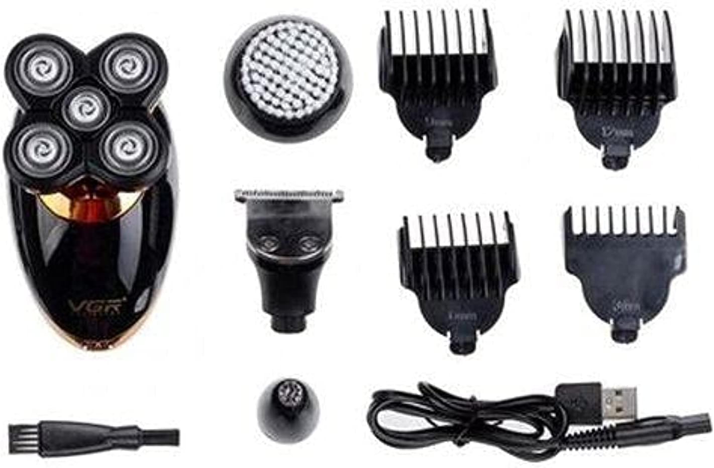 61SETIPDY5L._AC_SL1500_.jpg ماكينة حلاقة VGR V-316 للرجال قابلة للغسل بالكامل