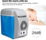 ⁦ثلاجة صغيرة محمولة للسفر والسيارة بجهد 12 فولت سيارة متعددة الوظائف بسعة كبيرة 7.5 ليتر مبرد مزدوج الوضع يمكن التحكم فيه للتبريد والتدفئة من Plan A⁩ - الصورة ⁦6⁩