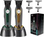 ⁦ماكينة حلاقة احترافية v-993 جسم معدني شفرات سراميك متالوجنيك ماتور تربو ذكي BLDC 7500RPM بطارية ليثيوم أيون بقوة 2000MAH وقت تشغيل 180 دقيقة وقت العمل 2.5 ساعة قاعدة شحن⁩ - الصورة ⁦2⁩