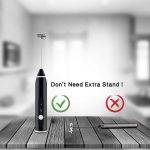 ⁦أداة خفق اللبن قابلة لاعادة الشحن وتعمل بـ3 سرعات - لصنع القهوة واللاتيه والكابتشينو مع مضرب اضافي للبيض⁩ - الصورة ⁦4⁩