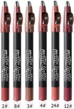 ⁦مجموعة أقلام تحديد شفاه مطفية، 6 ألوان، درجات نود ووردي، 6 قطع، مجموعة سي⁩ - الصورة ⁦3⁩