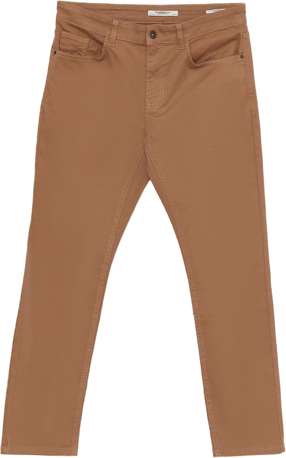 61Vyz0FXgWL._AC_SL1500_.jpg بنطلون تشينو بقصة ضيقة سليم فت للرجال من ال سي وايكيكي