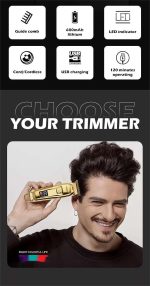 ⁦ماكينة حلاقة شعر بتصميم جديد من الشركة المصنعة الاصلية V-965⁩ - الصورة ⁦6⁩