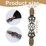 3 قطع من مشابك السويتر العتيقة من فاشون مانيا، مشبك شال، مشابك بروش قميص رسمي للنساء والفتيات