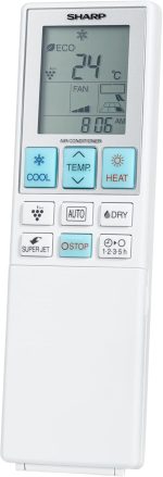 ⁦تكييف سبليت 2.25 حصان من شارب، تكييف كول ديجيتال بتقنية بلازماكلاستر، لون أبيض،AH-AP18ZHE⁩ - الصورة ⁦7⁩