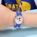 ⁦ساعات يد للأولاد - حزام سيليكون مرن وناعم - مينا أنالوج بثلاثة عقارب - ساعه للأطفال والشباب Boys & Girls Children Watches شخصيات كرتونيه وابطال خارقون⁩ - الصورة ⁦4⁩