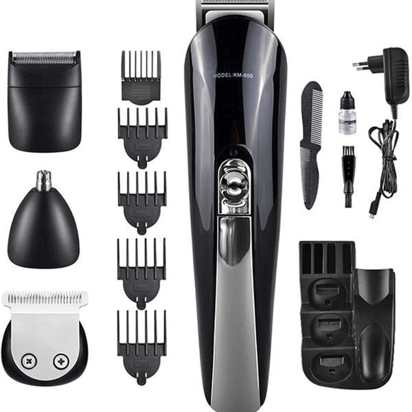 ماكينة الحلاقة الكهربائية 11 في 1 للرجال - قابلة للشحن - ماكينة الحلاقة الجافة متعددة الاستخدامات