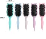 ⁦3 in 1 Curl Defining Brush, Curl Styling Brush, Reduce Pulling and Separating Curls, Curl Defining Brush, Shaping and Defining Curls Multicolor⁩ - الصورة ⁦6⁩