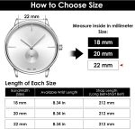 ⁦اساور ساعة سيليكون من كوبي - سريعة الفك - سوار ساعة بديل، سوار ساعة عالمي مقاوم للماء مع مشبك فضي للرجال والنساء متوافق مع اساور الساعات الذكية/الرياضية⁩ - الصورة ⁦2⁩