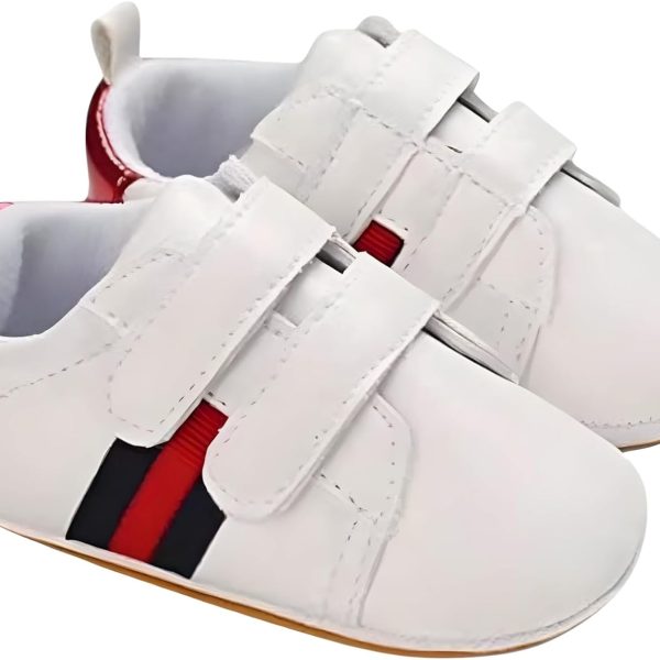 ميكس اند ماكس حذاء رياضي من الجلد الصناعي للاولاد الصغار