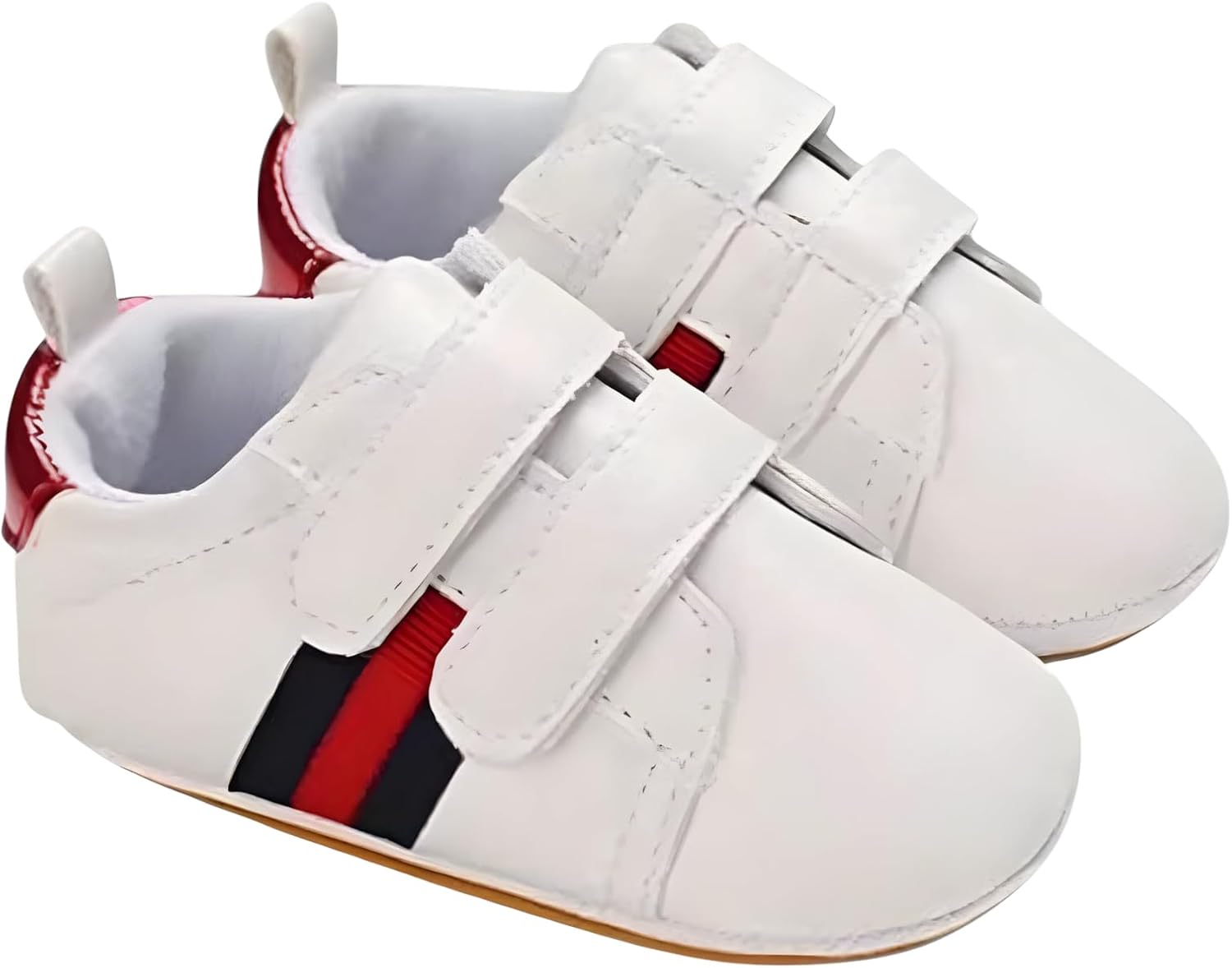 61YOy2Rd15L._AC_SL1500_.jpg ميكس اند ماكس حذاء رياضي من الجلد الصناعي للاولاد الصغار