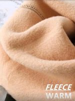 ⁦سروال ضيق من الصوف الحراري للنساء بوزن 200 غرام باللون الاسود⁩ - الصورة ⁦2⁩