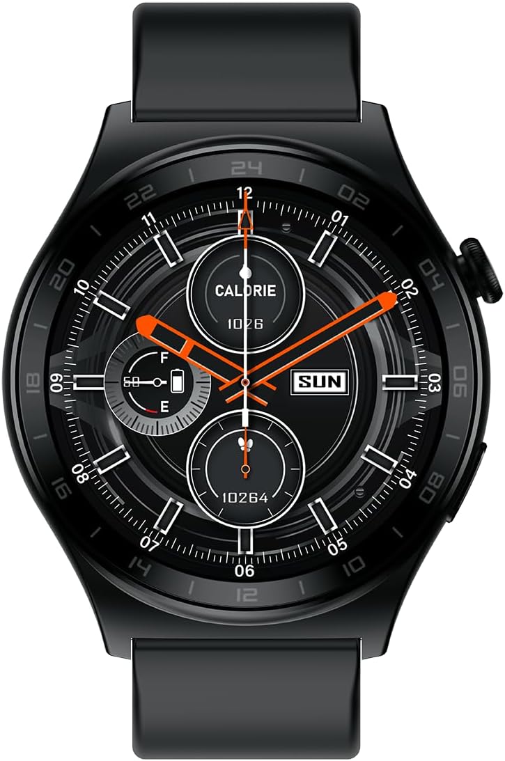 Infinix XWatch XW3E Smart Watch : IP68 Water Resistant,1.43" AMOLED with AOD, 7-Day Battery,200 Stylish Watch Faces, Multiple Sports Modes,Bluetooth Call Support,Health & Fitness Tracking - Black