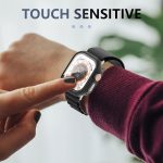 ⁦شاشة حماية 49 ملم من الجيلاتين لساعة ابل سلسلة الترا 49 ملم ثلاثي الأبعاد بحافة ناعمة منحنية مضادة للخدش من الرايق شاشة حماية خالي من الفقاعات ومضاد للكسر وعالي الحساسية⁩ - الصورة ⁦6⁩