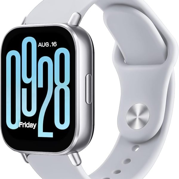 سوار ساعة متوافق مع ساعة شاومي ريدمي ووتش 5 اكتيف/ريدمي ووتش 5 لايت للرجال والنساء، سوار سيليكون ناعم 22 ملم، سوار رياضي بديل مقاوم للماء وقابل للتعديل من دلع موبايلك