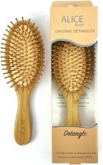 فرشاة شعر من الخشب لفك التشابك من اليس، للرجال والنساء