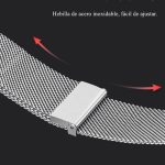 ⁦سوار مغناطيسي 22 ملم متوافق مع ساعة هواوي GT5 46 برو GT4 GT3 SE، GT2 قابل للتمدد لـ 4.4 3.3 التيميت، بودز، جي تي⁩ - الصورة ⁦4⁩