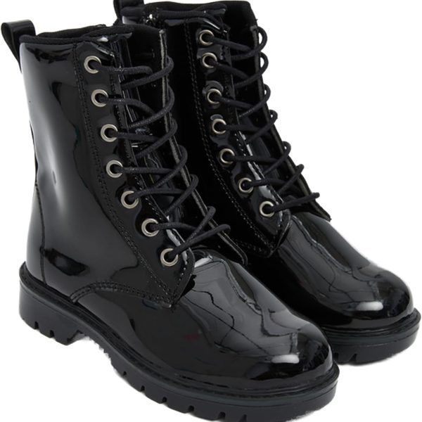 LC واكيكي بوت برباط وسحاب للاغلاق للبنات