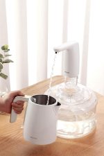 ⁦مضخة كهربائية - قطع تلقائي للمياه - معدل تدفق المياه 1.2 لتر/دقيقة - أبيض⁩ - الصورة ⁦2⁩