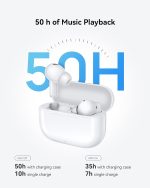 ⁦سماعات أذن فري بادز SE 4 ANC، بمدة تشغيل بطارية طويلة 50 ساعة، وأوضاع متعددة بخاصية إلغاء الضوضاء للسفر والمكتب، ببلوتوث 5.4، متوافقة مع iOS وأندرويد بمقاومة للماء والغبار IP54 من هواوي، أسود⁩ - الصورة ⁦2⁩