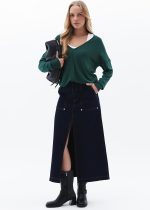 ⁦سويتر برقبة على شكل حرف V للنساء من أوكسو⁩ - الصورة ⁦3⁩