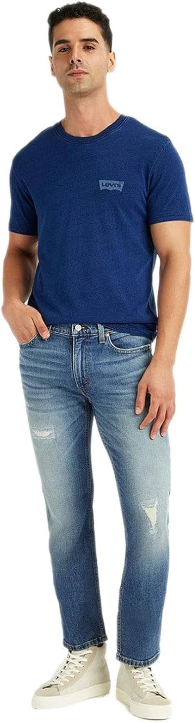 61cORMYRcPL._AC_SL1500_.jpg بنطلون جينز طراز BLR MB 511 بقصة ضيقة للرجال من لي فايس، قطعة واحدة