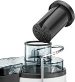 ⁦عصارة عصير طراز JE600-B5 سعة 600 وات مع 2 تحكم في السرعة 65 ملم من بلاك اند ديكر، مع وعاء تغذية كبير سعة 1.5 لتر، وعاء جمع العصير سعة 500 مل، وفلتر ستانلس ستيل امنة للغسل في غسالة الاطباق⁩ - الصورة ⁦6⁩