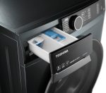 ⁦غسالة بسعة 9 كجم - موفرة للكهرباء - 1400rpm - واي فاي - غسيل بالبخار - موراندي رمادي TW-BK100GF4EG(MK) من توشيبا⁩ - الصورة ⁦4⁩
