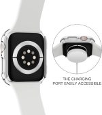 ⁦جراب حماية للشاشة متوافق مع ساعة ابل سلسلة 10 (46 ملم/ 42 ملم) من ميار، جراب صلب رفيع للغاية ومضاد للصدمات لساعة ابل 10 (46 ملم/ 42 ملم) (شفاف، 46 ملم)⁩ - الصورة ⁦4⁩