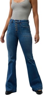 اميريكان ايغل بنطلون جينز نيكست ليفل بقصة واسعة وخصر مرتفع للنساء