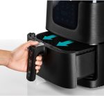 ⁦قلاية هوائية رقمية AF700 من بلاك اند ديكر، 4.3 لتر، لون أسود - جهد إمداد 220 فولت و50 هرتز، 1700.0 واط⁩ - الصورة ⁦2⁩