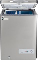 ⁦فريزر افقي من الستانلس بسعة داخلية 160 لتر من بينجوين، لون فضي، موديل ES171⁩ - الصورة ⁦3⁩