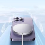 ⁦شاحن لاسلكي مغناطيسي متوافق مع آيفون X، Xs، Xr و11 و12 و13 و14 و15 وايربودز برو وايربودز (شبكة الجيل الثاني) وموبايلات الشحن اللاسلكي الأخرى من ذا كوبيديا⁩ - الصورة ⁦6⁩