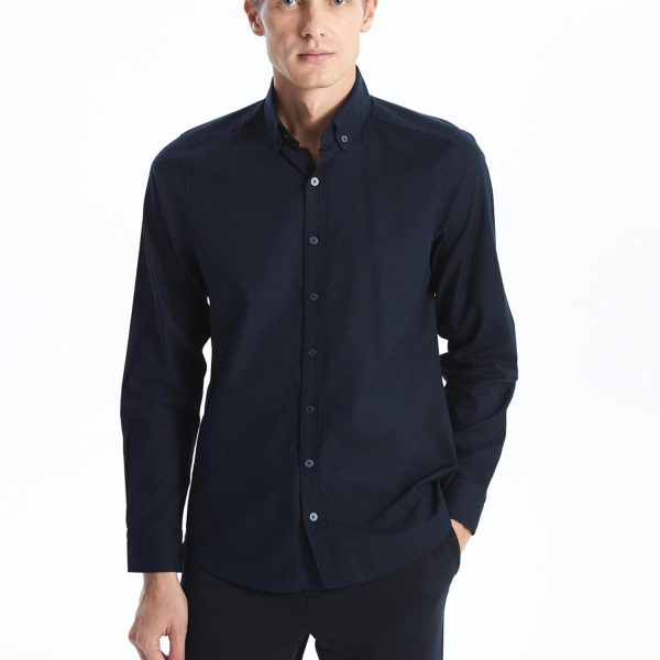 LC WAIKIKI Men Slim Fit Long Sleeve Oxford Shirt