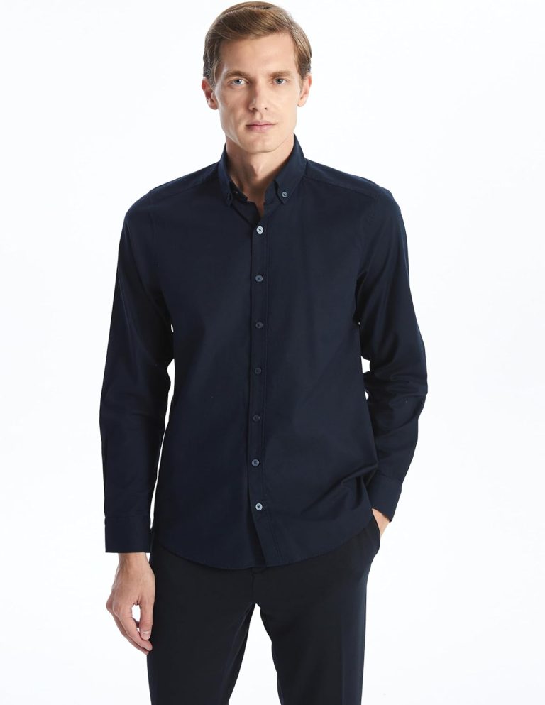 LC WAIKIKI Men Slim Fit Long Sleeve Oxford Shirt