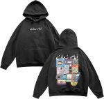 سويت شيرت قطن بغطاء للرأس وقصة فضفاضة (اوفر سايز) بتصميمات مصرية بطباعة عبارة «أيام زمان»