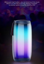 ⁦مكبر صوت P40 ثاندر لاسلكي محمولمن ويوو، صوت جهوري عميق، ضوء فضائي RGB دازل، أربعة موديلات، IPX-6 ووتر برو⁩ - الصورة ⁦7⁩