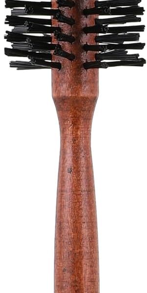 فرشاة مجفف شعر خشبية، بني