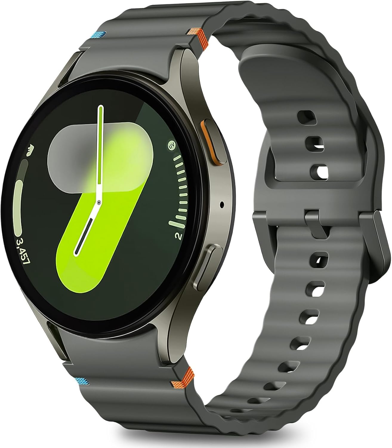 61jmMMyxtmL._AC_SL1500_.jpg سوار رياضي سيليكون ناعم لجالاكسي ووتش 6 كلاسيك 47 ملم 43 ملم وجالاكسي ووتش 5 برو وووتش 4 كلاسيك 42 ملم 46 ملم للرجال والنساء بدون فجوات لسامسونج جالاكسي ووتش 7 6 5 4 FE 40 ملم 44 ملم