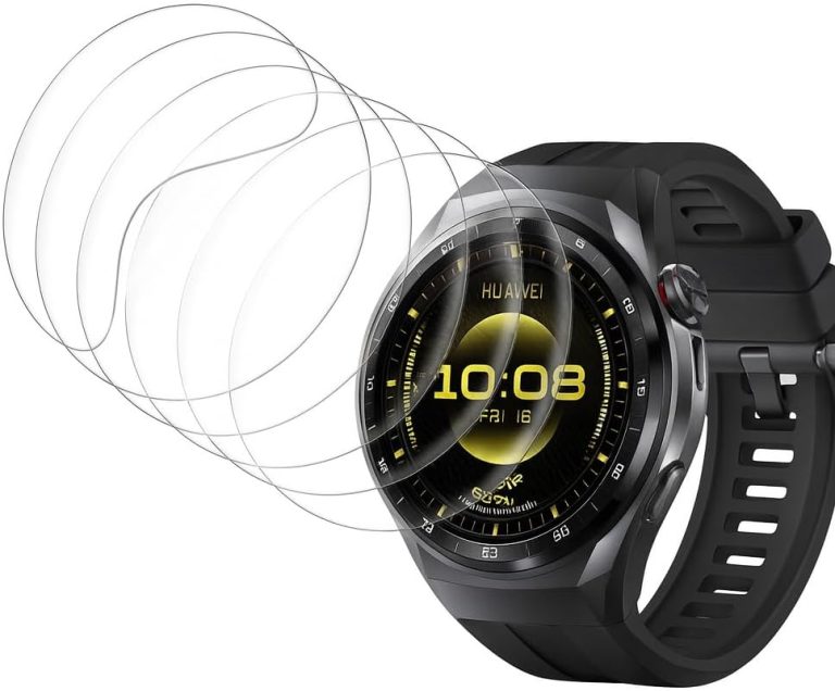 واقي شاشة من اروز (ست قطع) لساعة هواوي GT6 برو 46 ملم، مادة سيراميك، وضوح عالي الدقة، مضاد للخدش