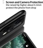 ⁦جراب موبايل من السيليكون والبولي يوريثين المقاوم للحرارة الناعم والبولي كربونات متوافق مع أوبو رينو 14 برو شبكة الجيل الخامس 5G مغناطيسي ومضاد للصدمات من فاسينيشن (لون أسود)⁩ - الصورة ⁦2⁩