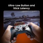⁦GameSir Nova 2 Lite Wireless Controller with Hall Effect Joysticks & Triggers, 2.4G & Wired 1000Hz Polling Rate, Macro Back Buttons, PC Gamepad Compatible with PC/Switch/Steam/iOS/Android (Grey)⁩ - الصورة ⁦6⁩