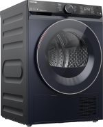 ⁦مجفف بمضخة حرارية بمحرك عاكس بي ال دي سي 10.2 كجم مع تعقيم بالأشعة فوق البنفسجية ومضادة للتجعد بخاصية واي فاي ذكي من توشيبا، رمادي غامق، TD-BK112GHEG(MK)⁩ - الصورة ⁦4⁩